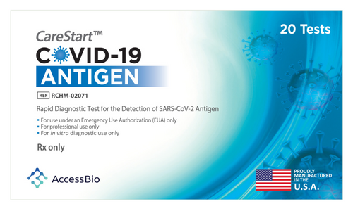 COVID-19 Rapid Antigen Tests + 6 Flu Test Bundle