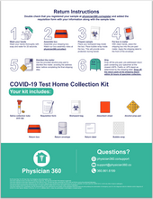 COVID-19 Rapid Antigen Tests + 6 COVID-19 Test Home Collection Kits Bundle